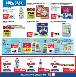 Volantino Coop Trentino Pagina 17: Tutto Pannocarta 3in1 €1,99, Lavavetri tergicristalli Drop €2,99