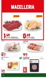 Volantino Kanguro Pagina 12: Galletti €0,79, Cotoletta di pollo Pam €1,99