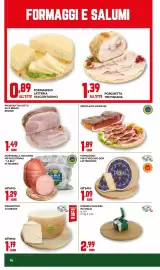 Volantino Kanguro Pagina 14: Prosciutto cotto alla brace Renzini €1,49, Piemontino Valgrana €1,19