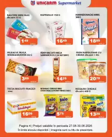 Catalog Unicarm Pagină 4: Pion napolitane cu crema €20,70, Nesquik cereale €13,29