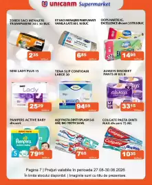 Catalog Unicarm Pagină 7: Tena slip confioair €94,59, Stella saci menajeri parfumati vanila late €6,85