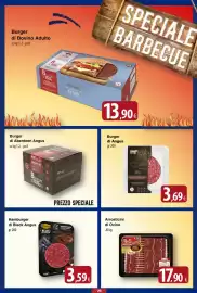 Volantino Docks Cash&Carry Pagina 20: Burger di Angus €3,69, Arrostiticini di Ovino €17,90