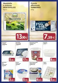 Volantino Docks Cash&Carry Pagina 25: Mozzarella in acqua Tamburro €5,99, Mozzarella a julienne Montefelice €13,90