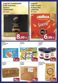 Volantino Docks Cash&Carry Pagina 6: Capsule Compostabili Caffè Espresso Arabica VERGNANO €8,99