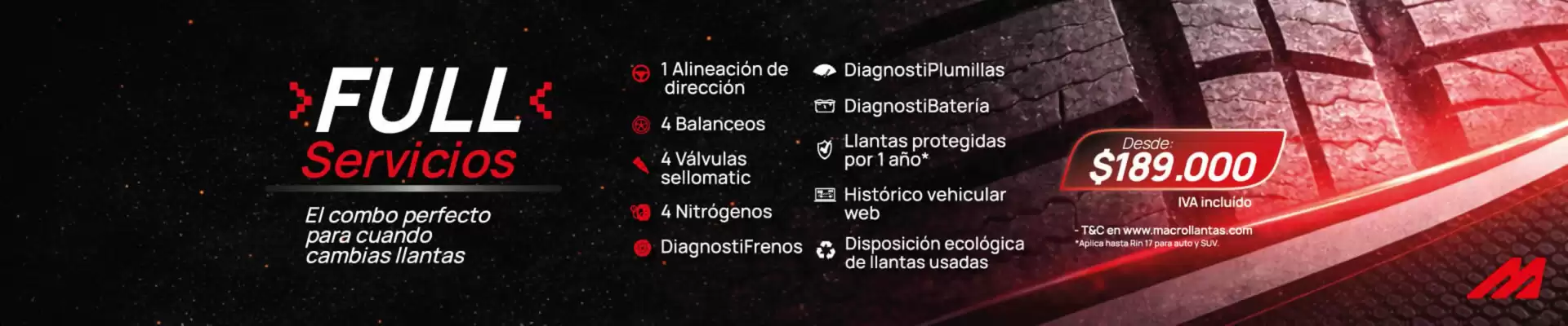Macrollantas (válido hasta 2-09)