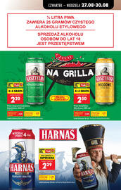 Biedronka gazetka | Alkohole Strona 8: Piwo Kasztelan Miodowe €2,50, Piwo Harnaś €2,29