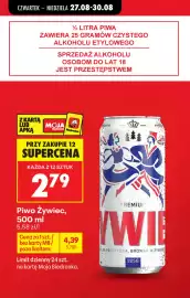 Biedronka gazetka | Alkohole Strona 4: Piwo Żywiec €2,79