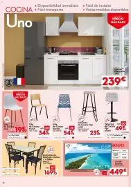 Catálogo Conforama Página 10: Diego conjunto de mesa de cocina + 4 sillas €169,70, Sogo tv 65" ss6503 €449,00
