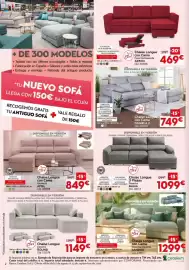 Catálogo Conforama Página 2: Nahia Chaise Longue 3 Plazas €1.099,00, Landon Chaise Longue con Cama €1.299,00