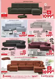 Catálogo Conforama Página 3: Bruno rinconera con cama €999,00, Meli rinconera derecha l €1.599,00