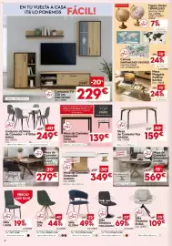 Catálogo Conforama Página 6: Minka conjunto de mesa de comedor + 4 sillas €249,00, Olivia mesa de comedor extensible €279,00