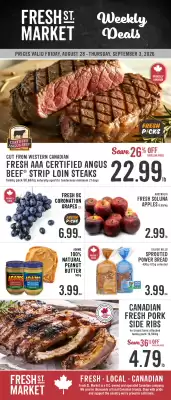 Fresh St Market flyer