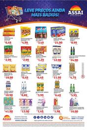 Encarte Assaí Atacadista Página 2: Sucrilhos - cereal matinal sucrilhos €21,90, Rancheiro - biscoito rosquinha €4,99
