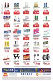 Encarte Assaí Atacadista Página 2: Omo - lava-roupas líquido fragrâncias €46,90, Mili - toalhas umedecidas €5,99