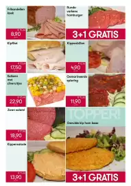 Peltri folder Pagina 2: Frikandellen koek €8,90, Kippenbillen €4,90