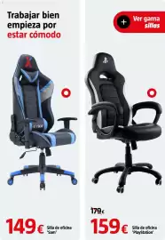 Catálogo Bauhaus Página 12: Exracer silla de oficina 'sam' €149,00, PlayStation silla de oficina €159,00