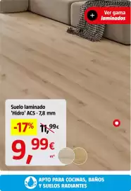 Catálogo Bauhaus Página 29: Suelo laminado 'Hidro' AC5 €9,99