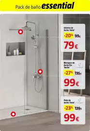Catálogo Bauhaus Página 31: Camargue mampara de ducha fija 'Berlin' €99,00