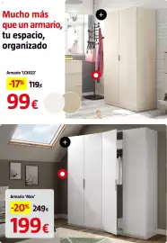 Catálogo Bauhaus Página 4: Armario 'LCX022' €99,00, Armario 'Max' €199,00