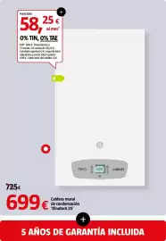 Catálogo Bauhaus Página 43: Biasi caldera mural de condensación 'Dinatech 25' €699,00