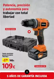 Catálogo Bauhaus Página 64: Toolson taladro atornillador percutor de batería 'PRO-PBL2' €109,00