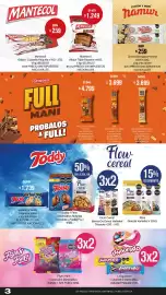 Catálogo Makro semana 35 Página 3: Mantecol alfajor triple €1.249,00, Full chocolate relleno con maní €3.699,00