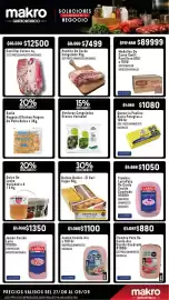 Catálogo Makro Página 2: Costillar entero €12.500,00, Lario - jamón cocido €1.350,00