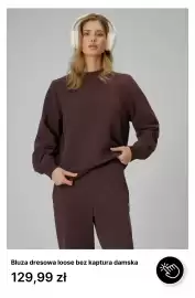 4F gazetka tydzień 35 Strona 4: Bluza dresowa loose bez kaptura damska 4F €129,99