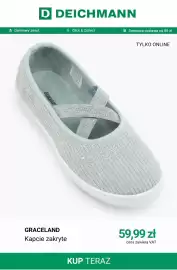 Deichmann gazetka tydzień 35 Strona 10: Kapcie zakryte Graceland €59,99