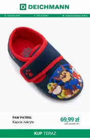 Deichmann gazetka tydzień 35 Strona 4: Kapcie zakryte Paw Patrol €69,99