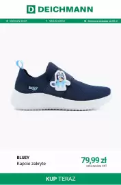Deichmann gazetka tydzień 35 Strona 9: Kapcie zakryte Bluey €79,99