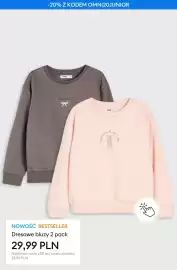 Sinsay gazetka Strona 20: Dresowe bluzy Sinsay 2-pak €29,99