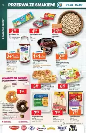 E.Leclerc gazetka tydzień 36 Strona 14: Serek homogenizowany Mlekpolski €2,29, Kanapka Perla €7,99
