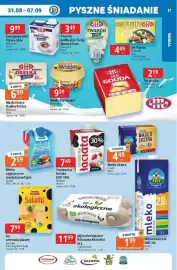 E.Leclerc gazetka tydzień 36 Strona 17: Śmietanka Łaciata UHT 30% €7,49, Jajka ekologiczne Kokoszka Ekolożka €11,99