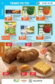 E.Leclerc gazetka tydzień 36 Strona 18: Warzywa mono Hortex €5,49, Szpinak liście Hortex €5,99