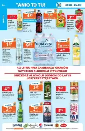 E.Leclerc gazetka tydzień 36 Strona 26: Napój niegazowany Żywicz z Nutą €4,69, Piwo Książęce €4,99