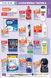 E.Leclerc gazetka tydzień 36 Strona 27: Płyn do mycia naczyń Morning Fresh €9,99, Płyn do płukania tkanin Coccolino €12,99