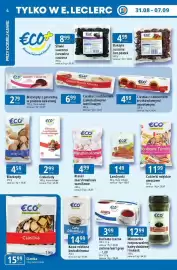 E.Leclerc gazetka tydzień 36 Strona 4: Śliwki suszone/żurawina suszona ECO+ €8,99