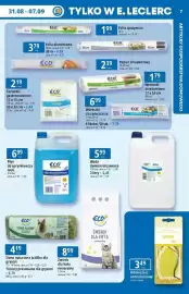 E.Leclerc gazetka tydzień 36 Strona 7: Odświeżacz samochodowy Lemon eco €3,49, Płyn do spryskiwaczy letni €6,99