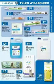 E.Leclerc gazetka tydzień 36 Strona 7: Odświeżacz samochodowy Lemon eco €3,49, Płyn do spryskiwaczy letni €6,99