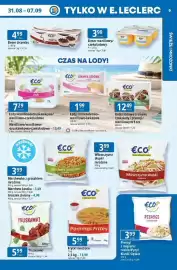E.Leclerc gazetka tydzień 36 Strona 9: Frytki mrożone €5,99, Pierogi z mięsem €3,99