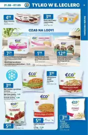 E.Leclerc gazetka tydzień 36 Strona 9: Frytki mrożone €5,99, Pierogi z mięsem €3,99