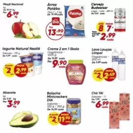 Tabloide Dia Página 1: Dia - bolacha minicrackers €2,11, Skala - creme 2 em 1 €9,90