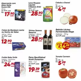Tabloide Dia Página 3: Baby smile - fralda €24,90, Dia - absorvente com abas noite suave €17,90