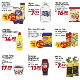 Tabloide Dia Página 7: Hellmann's - ketchup tradicional €11,90, Ajax - limpador perfumado €14,90