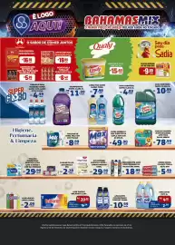 Encarte Bahamas Mix semana 35 Página 3: Amaciantetuff 2l €2,50, Água sanitária santa clara €10,99