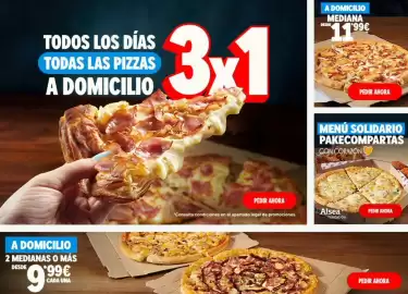 Folleto Domino's Pizza Página 1