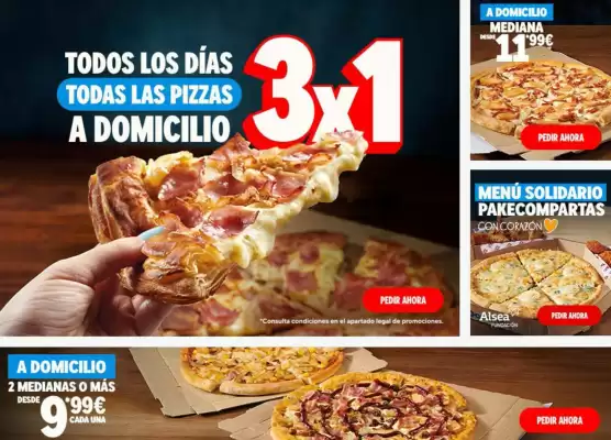 Domino's Pizza (válido hasta el 9-09)