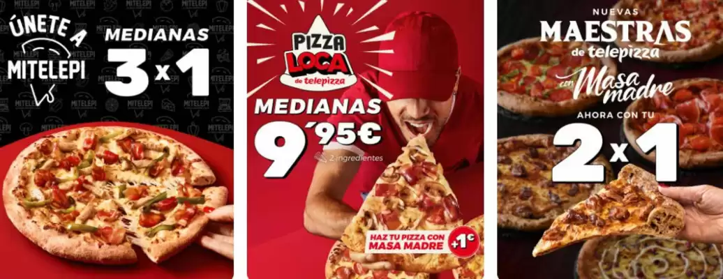 Telepizza (válido hasta el 9-09)