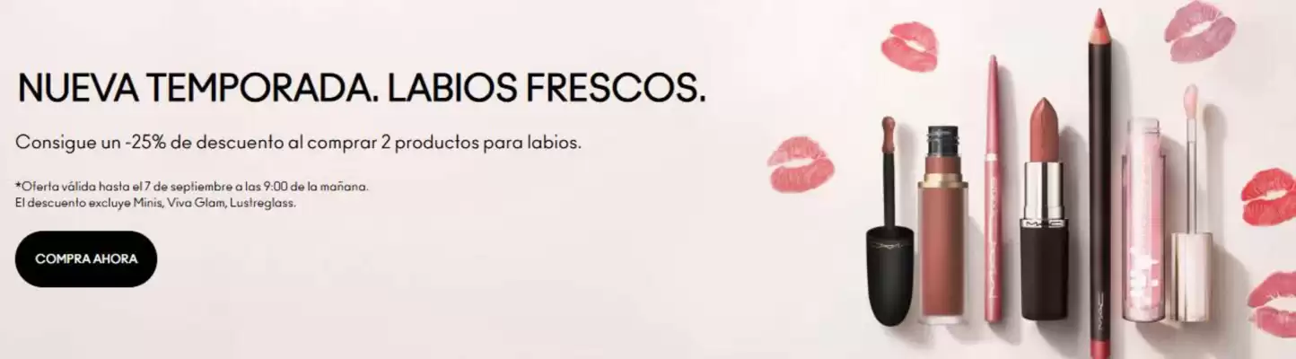 Mac Cosmetics (válido hasta el 7-09)